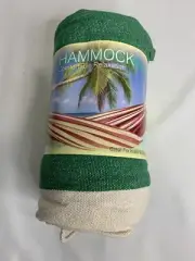 HAMMOCK Indoor & Outdoor Extremely Durable Weight Limit 220lb and Tree Strap NEW