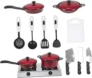 Totority Miniature Cookware Models Simulated Kitchen Toys for Boys and Girls Interactive Pretend Play Kit