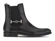 New Salvatore Ferragamo Mens Chelsea Leather Boot Size 10.5 EEE