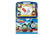 Thomas On The Go New Learning Series Kids Magnetic Drawing Pad w Book 3y+