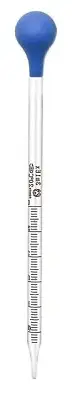 3ml Glass Graduated Dropper Pipettes Lab Dropper with Red Rubber Cap and Scale