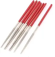 2mm (Home hardware) x 100mm Non-sli-p Handle Lapidary Jeweler Round Diamond Files (10ry827qf765) 7 Pcs