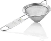 Homestia 3.3" Fine Mesh Strainer for Kitchen, 304 Stainless Steel, Cocktail Siev