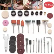 40pcs Mini Electric Drill Multi Rotary Tool Accessories Grinding Polishing -