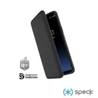 在飛比找momo購物網優惠-【Speck】三星 S9 Presidio Folio 黑灰