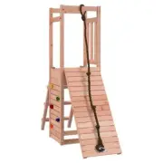 Wood Climbing Playhouse Set Kids Playground Garden Play House Swing Backyard