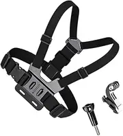 1 Set Sports Camera Chest Strap Motion Camera Accessories Sports Camera Accessories Chest Belt for 4 3+ 3 2 1 Tripod Belt Chest Strap for 4 3+ 3 2 1 Black