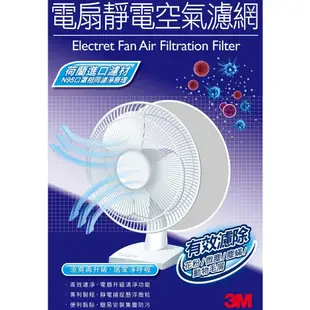 3M 淨呼吸電扇專用靜電濾網 16吋 (3入裝)SF-163.[有效期限2024/05/25-全新即期品]