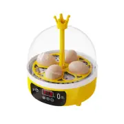 4 Egg Automatic Incubator Digital Led Hatch Turning Chicken Duck Eggs Poultry