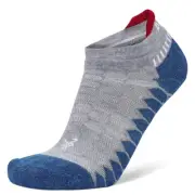 Balega Silver No Show Socks Dry Feet Sports Running US W 8.5-10.5/M 7-9 Mid Grey