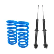 Rear Gabriel Ultra Strut Shocks + Lovells Springs for Honda Prelude BA8 BB1 BB2
