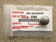 07 - 10 TOYOTA AVALON RADIO CD PLAYER RECEIVER KNOB W/O NAV OPTION QTY 1 OEM NEW (for: Toyota)