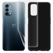 2in1 Soft Hydrogel Screen Protector Case f OnePlus Nord N200 5G DE2118 CellPhone