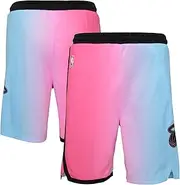 Outerstuff Miami Heat Blue Pink Toddler City Edition Performance Shorts