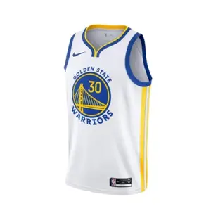 Nike 球衣 Curry NBA Swingman 男款 柯瑞 球星 金州勇士 30號 背心 籃球 白 藍 AV4945101