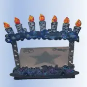 Candle Altar Metal and Timber Portable, Small, Ready to go One of a Kind
