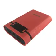 4x18650 Battery Dual USB LED Display Charger Power Bank Case Box DIY Kit RED COLOUR