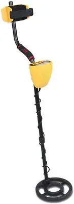 Metal Detector, 180Mm Deep Searching Sensitive Pinpointer Finder Bounty Yellow