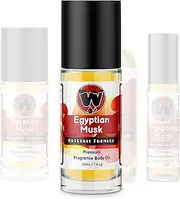 (30ml Roll On Bottle) - Egyptian Musk Oil, Choose from 10ml Roll On to 120ml Glass Bottle, by WagsMarket (30ml Roll On Bottle)