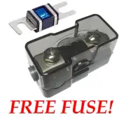 Waterproof MINI ANL Fuse Holder 4 or 8 Gauge Marine Boat Amp Install + FREE FUSE