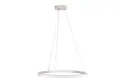 Nebula Modern Tricolour LED Halo Pendant Light White 60cm