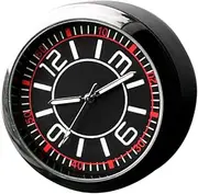 Car Luminous Clock Mini Clock Battery Operated Clock Boat Clock Digital Clock Small Dash Decorations Small Digital Clock Interior Car Accessories Car Clocks for Dash Black Glass