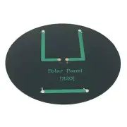 Mini Round Solar Cell Panel 1.1W 5V 120mm Rechargeable 3.7V Battery Small F MU