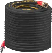 50FT Pressure Washer Hose with 3/8 Inch Quick Connect, High Tensile Wire Power