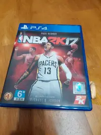 在飛比找露天拍賣優惠-PS4 NBA 2K17 中文版 藍光遊戲片,中古片 二手