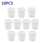 10x Artificial Succulent Plants Small Faux Flowers Mini Potted Plants Indoor DE