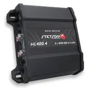 HL 400X4 2 Ohms - Compact Digital 4 Channel Amplifier, 400W RMS 400X4, Full Rang