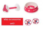 SONY aibo accessories Meal Bowl AIBONE Dice meal toy set 3 item Fast Shipping