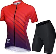 [GRTE] Cycling Jersey Women's Set Summer Mountain Road Bike Breathable Bicycle Equipment