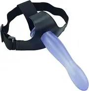 FDYVSQ Strap On Anal Dildo Soft Penis with Suction Cup Adjustable Harness Strap-On Dildos Pants Couple Flirting SM Sex Toys for Lesbian Women Bondage Game Set(Color:Blue Blau)