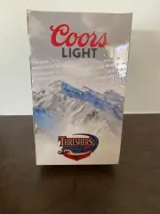 COORS LIGHT CLEARWATER THRESHERS PROMO GLASS - BRAND NEW/SEALED