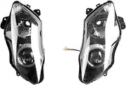 Motorcycle Headlight Headlamp Head Lamp Light Assembly Compatible With YZF-R1 2007 2008 YZF R1 07 08