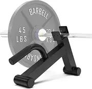 ATTIVO Deadlift Jack Barbell Stand, Compact, Black, Weightlifting Tool, Weight Rack