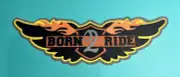 Harley Born To Ride Scrapbooking Die Cut Title. Multi-layered. Hand-crafted.