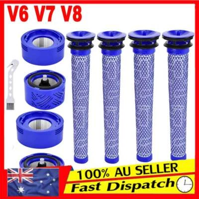For Dyson V6 V7 V8 Filter Kit Absolute Animal Motorhead Trigger Replacement BC