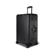 Flightmode Rolling Lightweight Suitcase Aluminum Luggage Large TSA Lock 86L BK