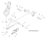 Polaris A-Frame Kit, Frame, Genuine OEM Part 2202283, Qty 1