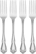 Oneida True Rose Dinner Forks, Silver Set of 4