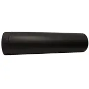 6 Inch Black Stove Pipe Snap-Lock Design Single Wall Steel 24 Thickness New