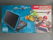 Nintendo 2DS XL Mario Kart 7 Console Bundle - Purple/Silver