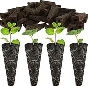 50 PCS Grow Sponges, Seeding Starter Sponge Pod Compatible with AeroGarden, Easy to Use Seeding Starter Sponge Pod, Hydroponics Grow Sponges for Hydroponics Garden