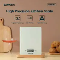 在飛比找蝦皮購物優惠-數字廚房秤液晶顯示屏優質 Samono 玻璃材料 SW-KS