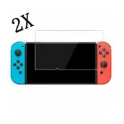 High Responsivity Durable 2x Tempered Glass Screen Protector for Nintendo Switch