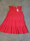 NWT Kirundo Red Tiered Summer Dress