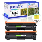 2PK W1410X Toner Cartridges Compatible with HP LaserJet M110w MFP M139w M140w