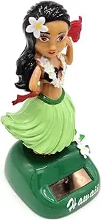 Car Bobblehead Dashboard,Cute Bobblehead for Car Dashboard - Funny Dashboard Decor, Hawaii Solar Dancing Girl for Car Dashboard Home, Hawaii Buniq